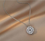 Collar Trébol 4 Corazones acero inoxidable